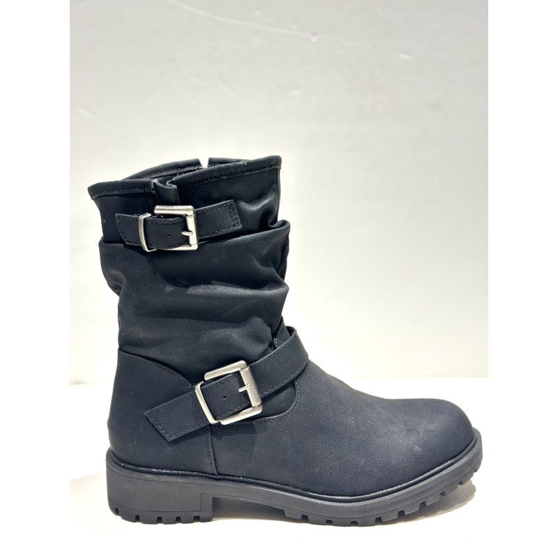 Botines Hebillas Cinturón