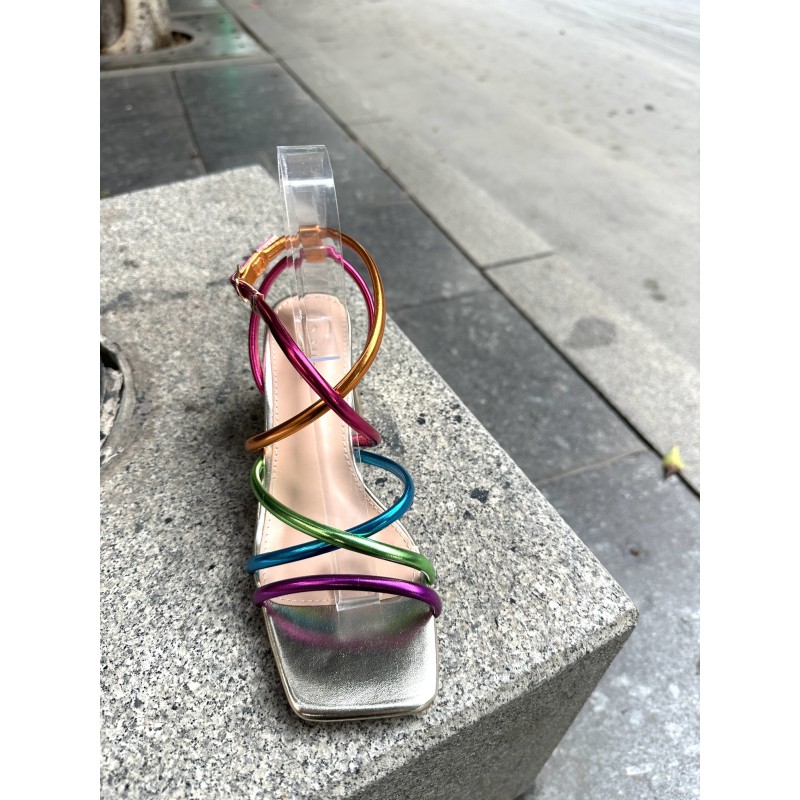 Tacón Tiras Romanas