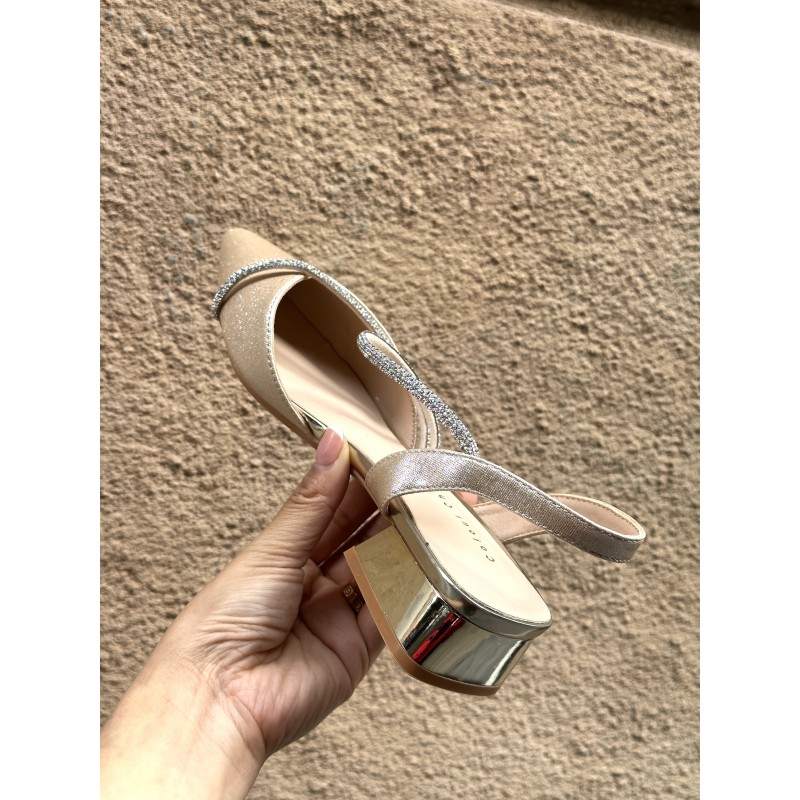 Zapato de fiesta plano