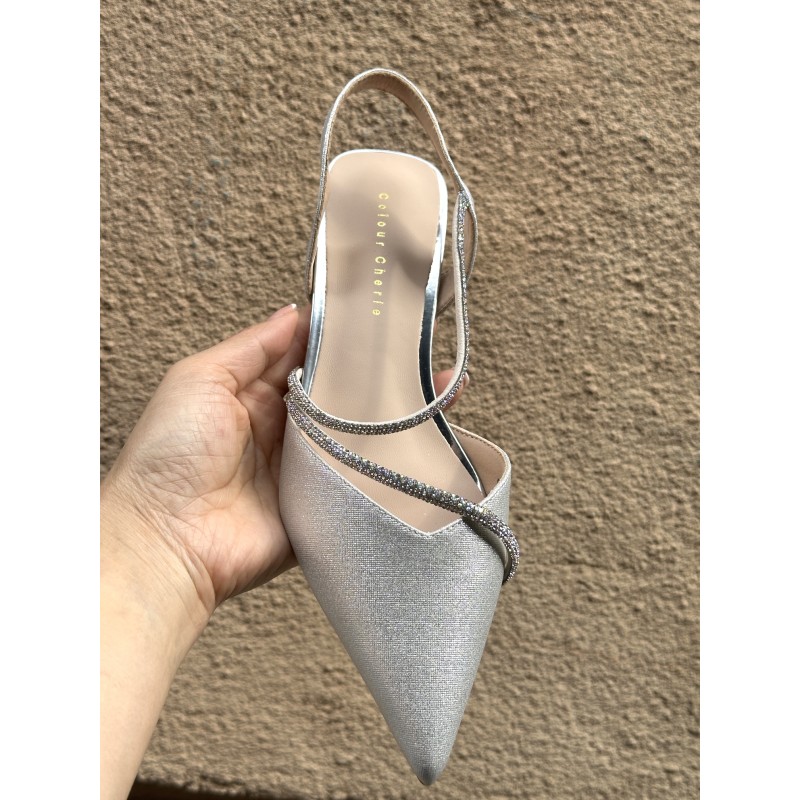 Zapato de fiesta plano