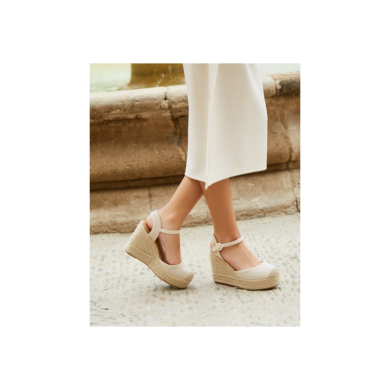 Esparteña con cuña