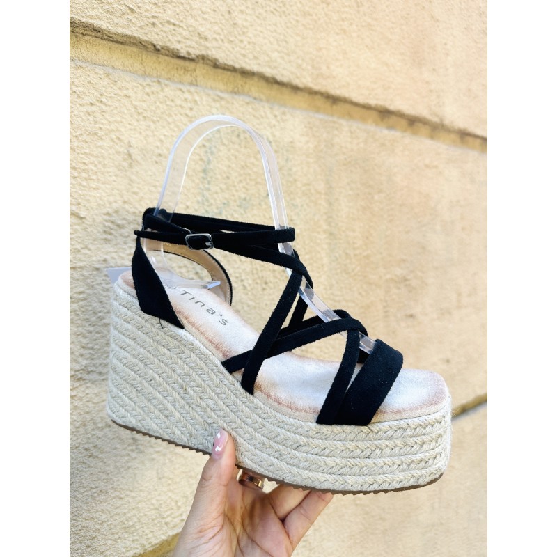 SANDALIAS CON PLATAFORMA