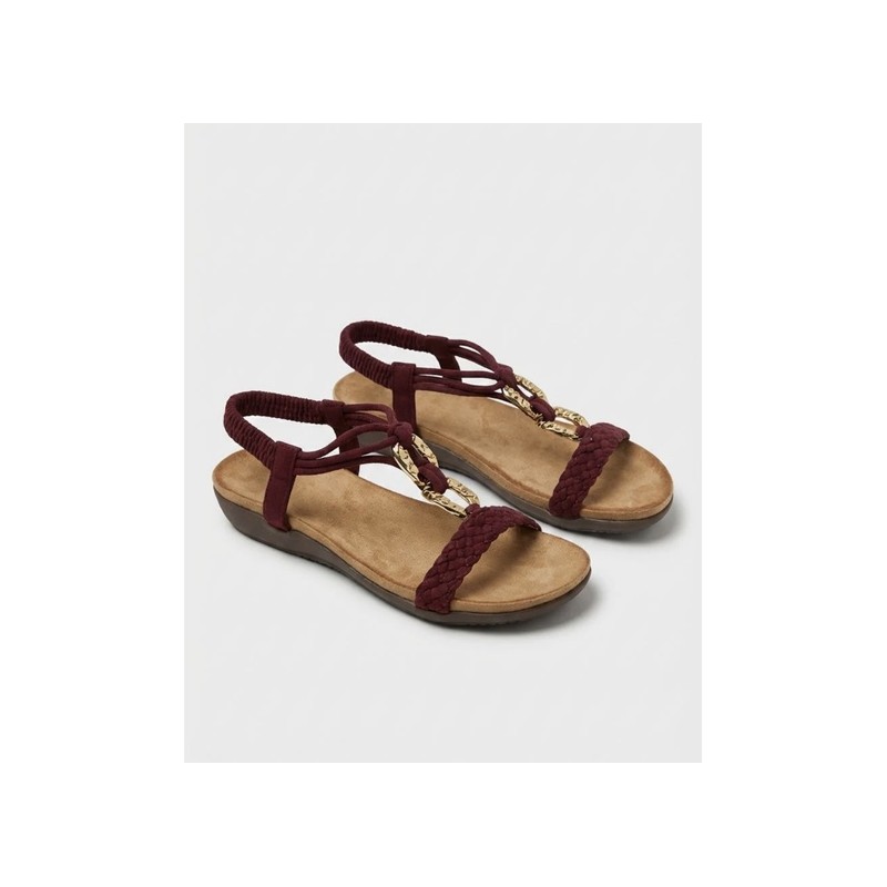sandalias plano