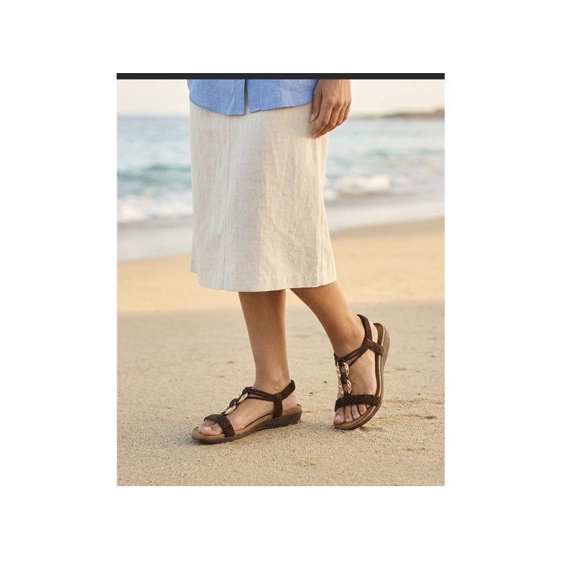 sandalias plano