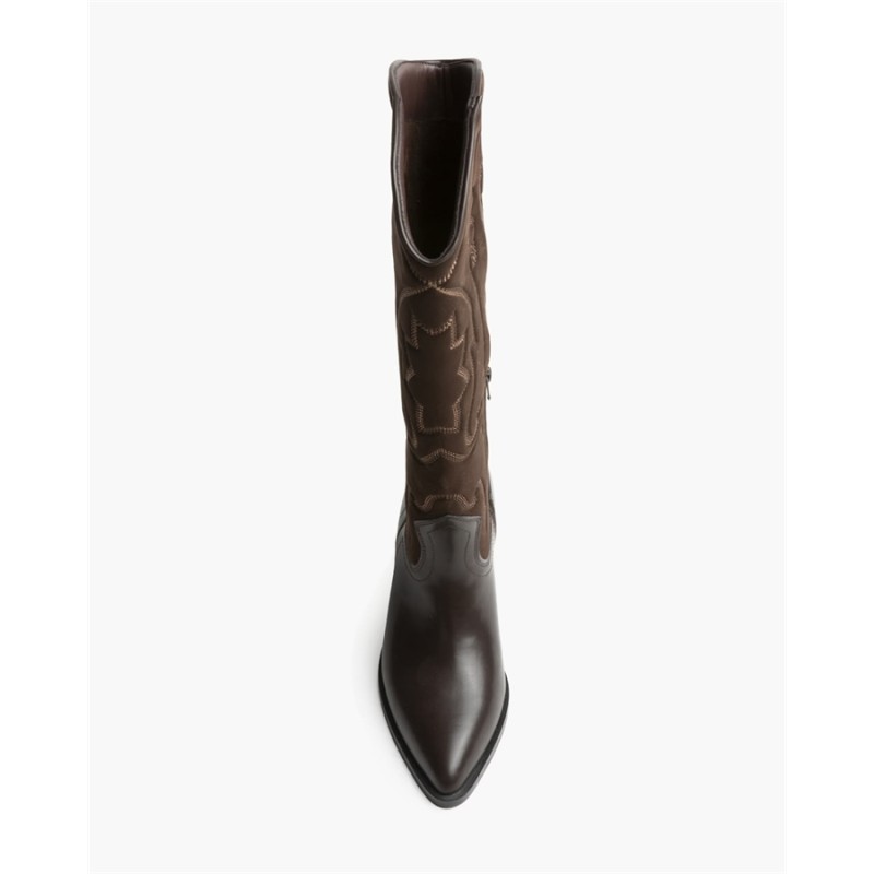 Botas vaqueras altas con bordados