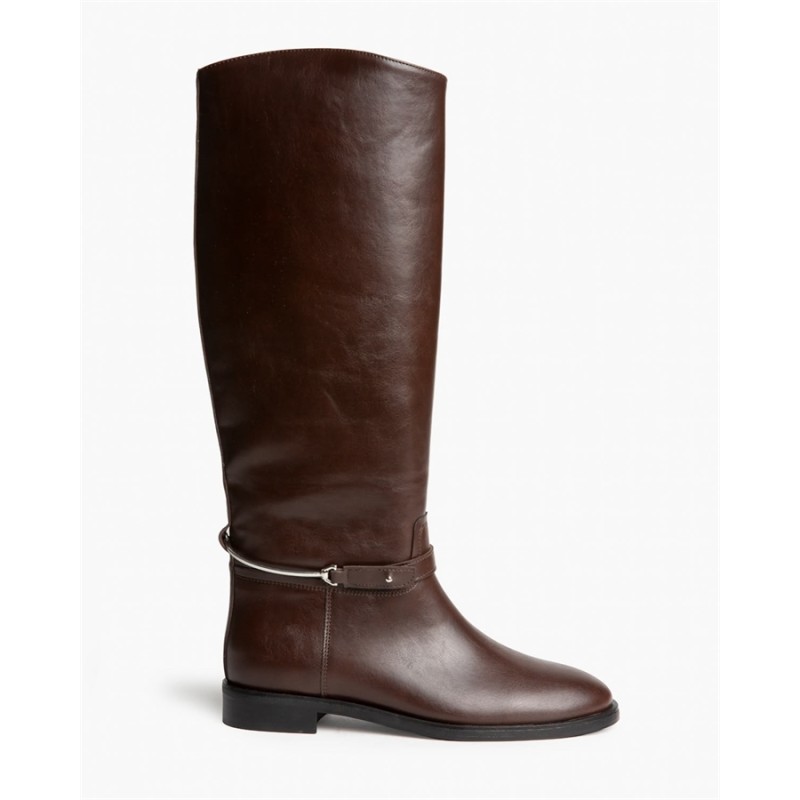 BOTA ALTA CUERO