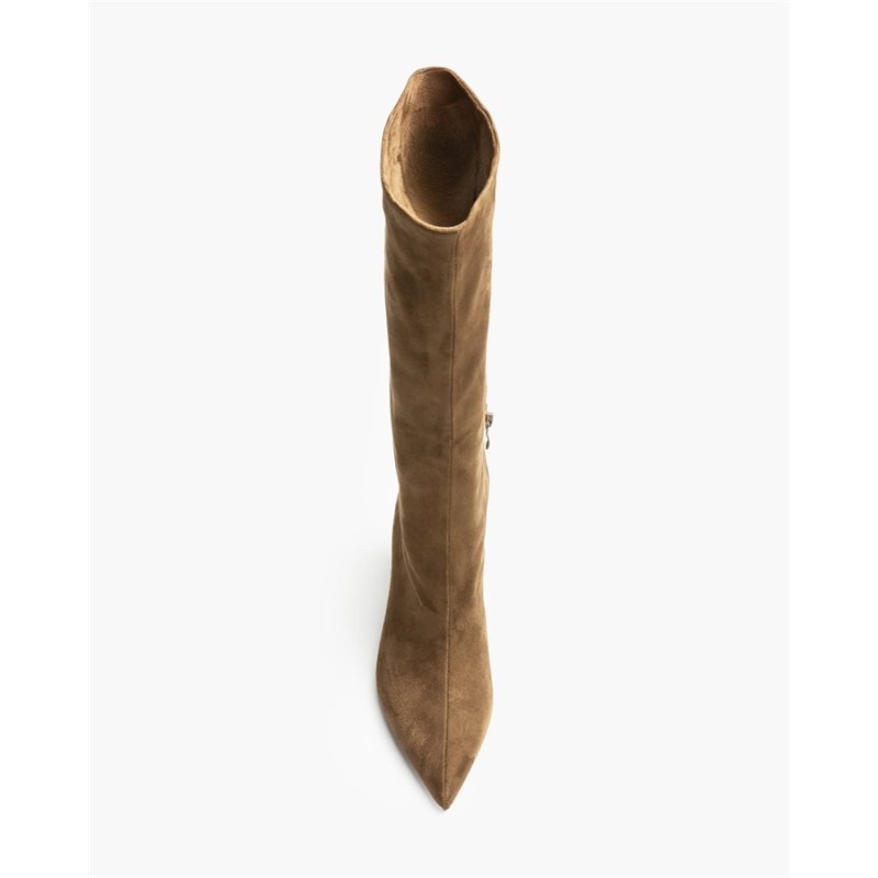 Botas altas de gamuza sintética