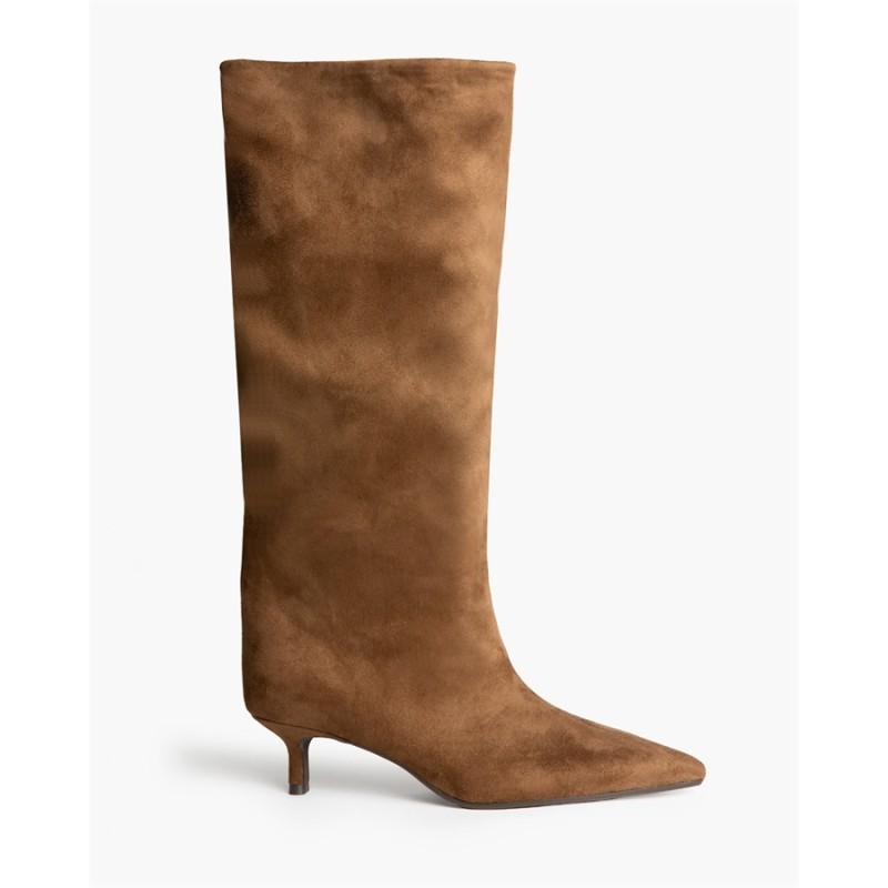 Botas altas de gamuza sintética