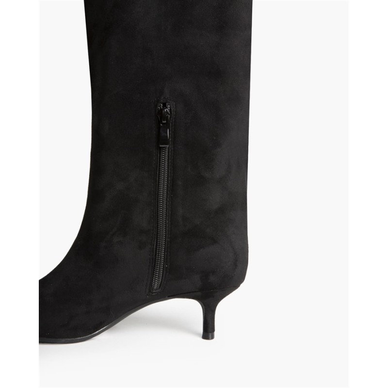 Botas altas de gamuza sintética