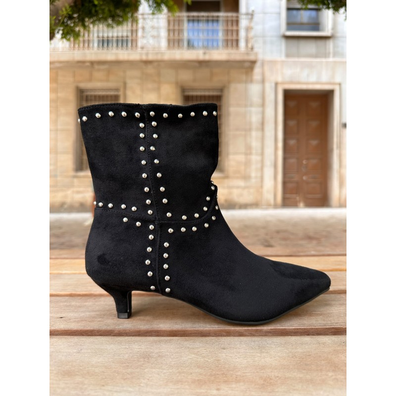 Botines de ante sintético con...