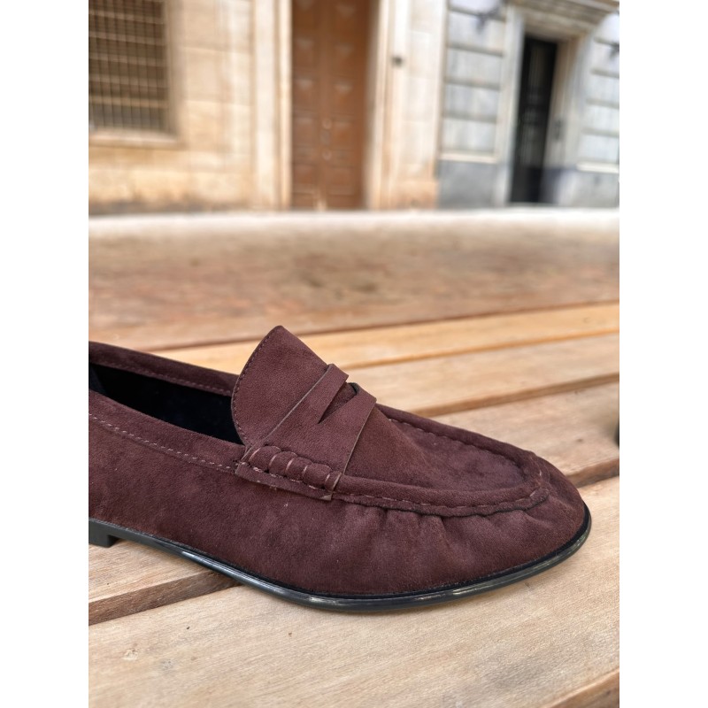 Mocasines de ante sintético, diseño...