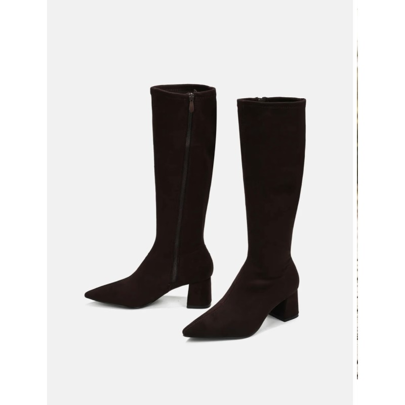 Botas altas de caña elástica