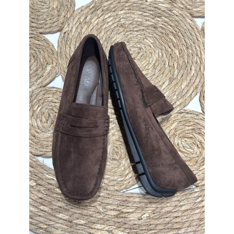 Moccasin de antelina